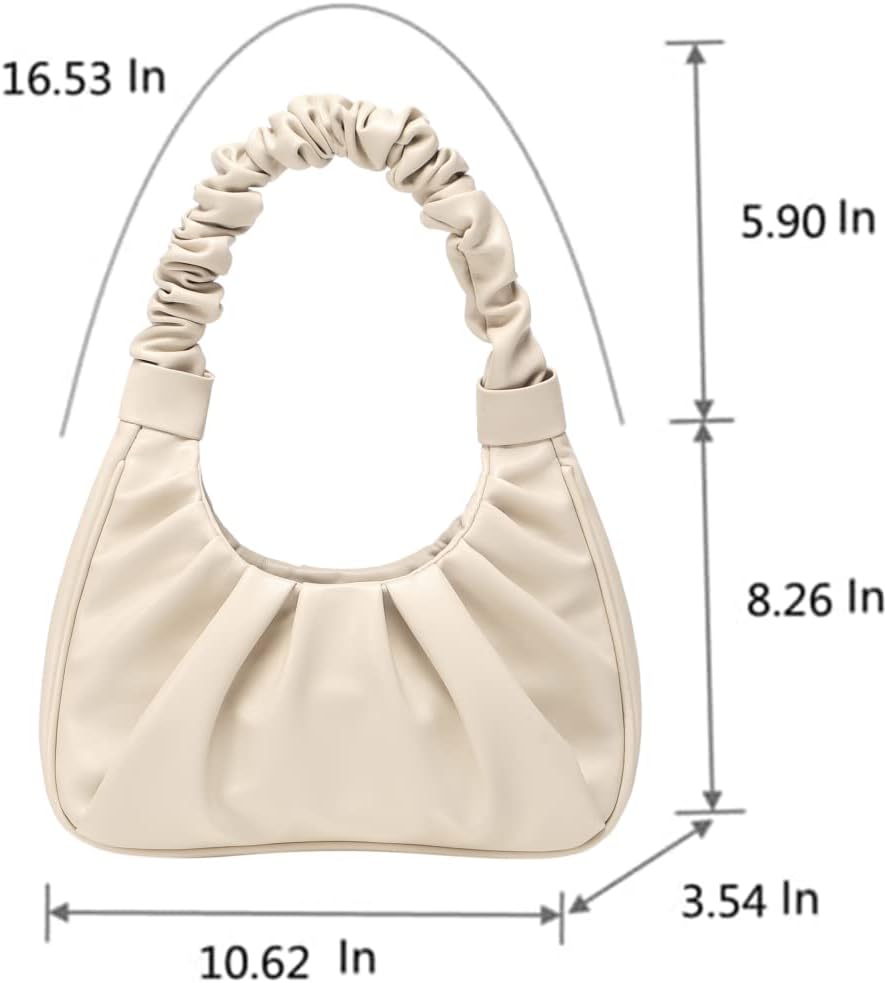 fashionable for Women cute Hobo Tote Bags handbag mini clutch with zipper - Image 3