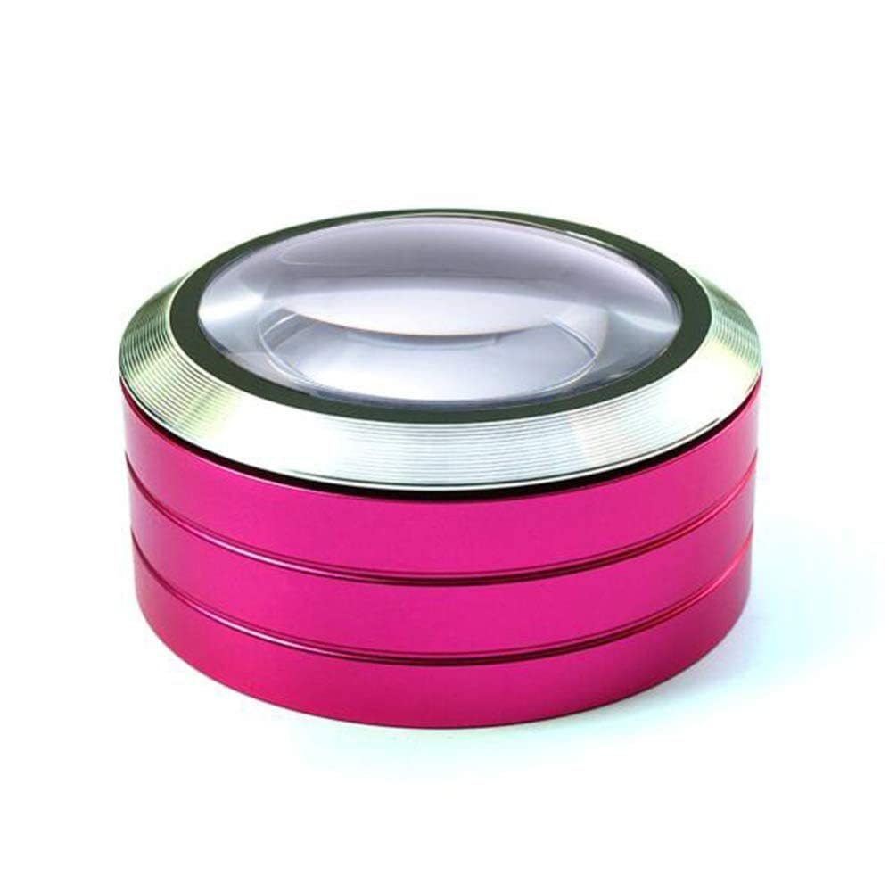 Loupe 5X de bureau CRODY surdimensionnée rose lecture couture loisirs