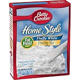 Betty Crocker Frosting, Home Style Fat Free Frosting, Fluffy White, 7.2 Oz Box