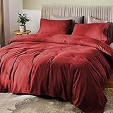 SONORO KATE Bed Sheet Set Bamboo Sheets Deep Pockets 16' Eco Friendly Wrinkle Free Sheets Machine...