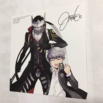 Amazon.co.jp: ペルソナ4 特典ミニ色紙 イラストカード 鳴上悠