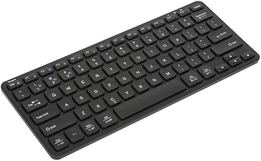 Targus AKB862 Compact Multi-Device Bluetooth® 5.1 Keyboard (Black),DefenseGuard™ Antimicrobial Protection*,Multi-Device connectivity for up to 3…