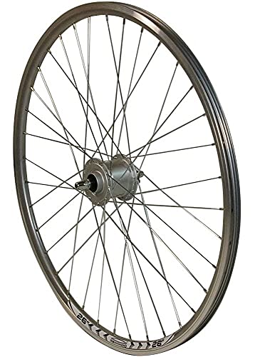 Redondo 26 Zoll Vorderrad Hohlkammer Felge Silber mit Nexus Nabendynamo Redondo 26 Zoll Vorderrad Hohlkammer Felge Silber mit Nexus Nabendynamo