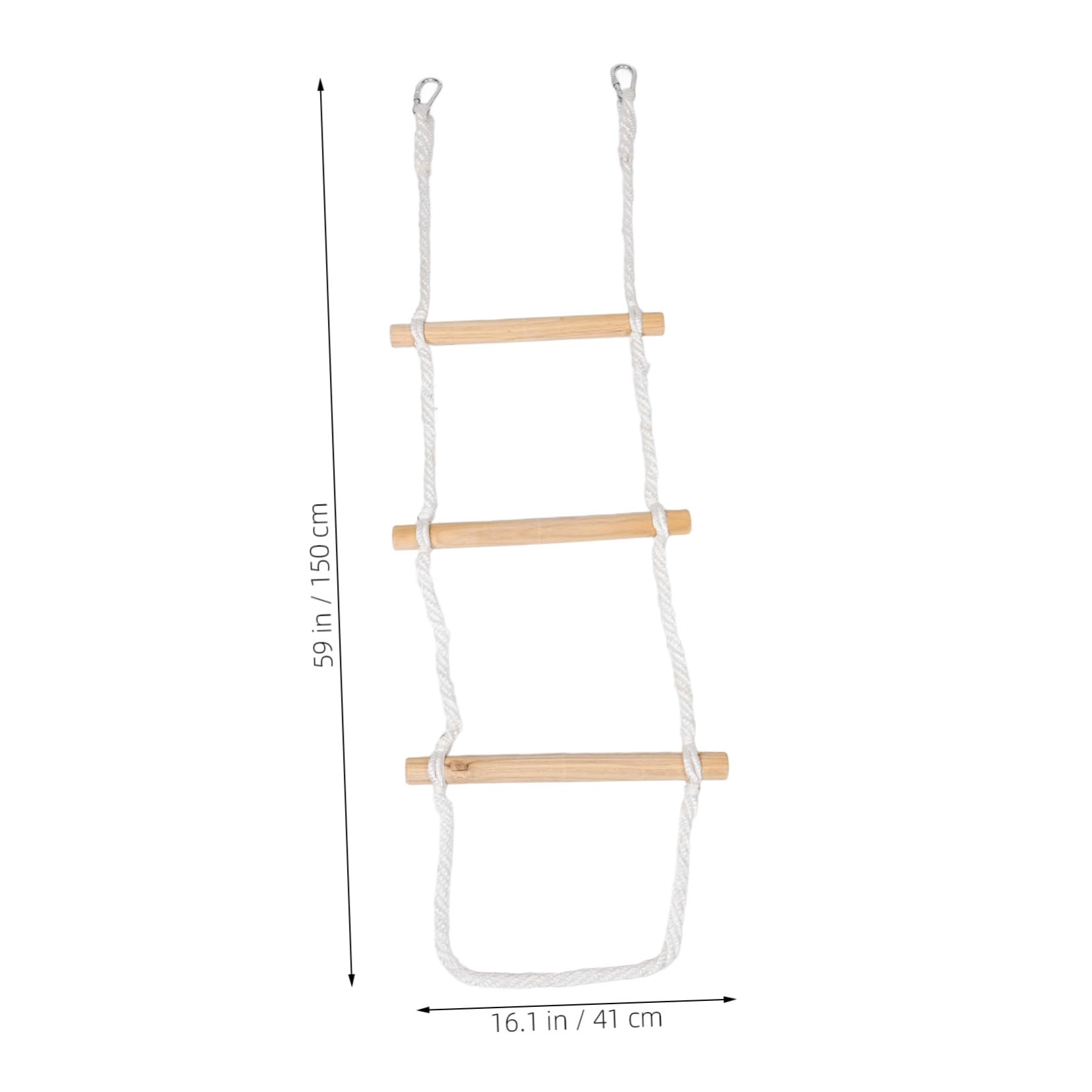 ERINGOGO Dorm Bed Soft Rope Ladder Tree Rope Ladder for Boys and Girls Climbing Equipment