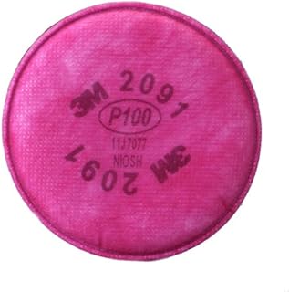 1 case (50 pairs) of 3M 2091 P100 Particulate Filter