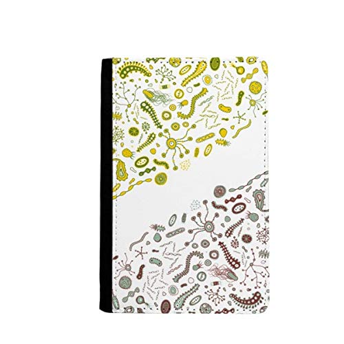 Étui portefeuille de voyage étanche, protège-passeport créature verte multicolore 3.7x5.8