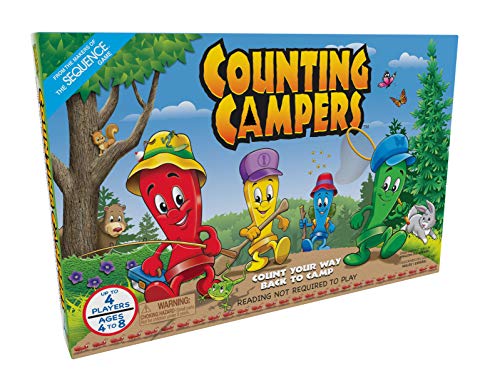 Jax Counting Campers Board Game Games ,5" #TOP4