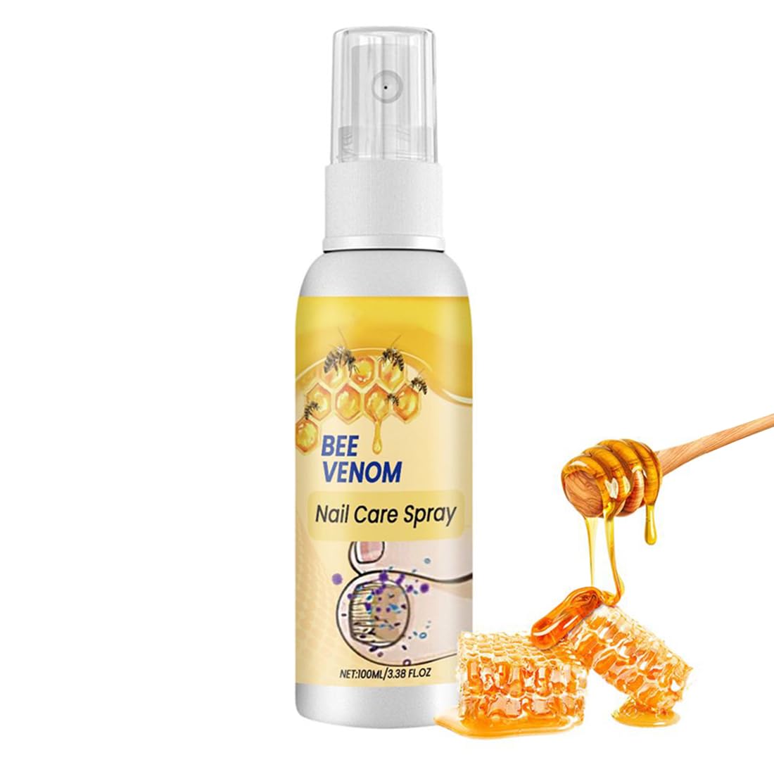 1 PCS Spray Soin des Ongles 100 ml - Pour protéger les ongles, renforcer les cuticules, réparer les ong-les,Sérum Ong-les et Pédicure,spray defense.