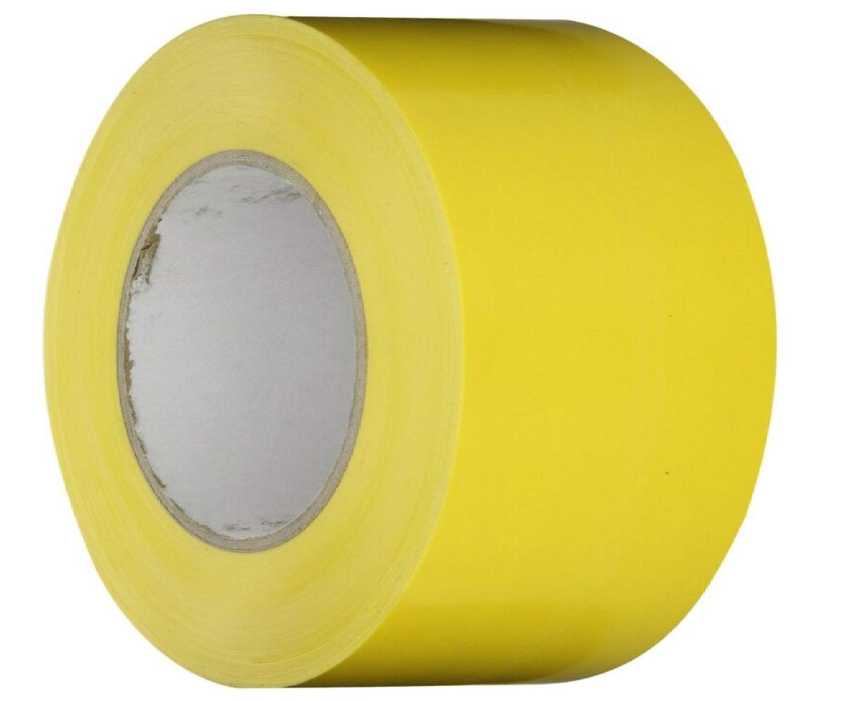 True-Ally PVC Floor Marking Social distancing Tape Yellow 3 inch/ 72 mm x 20 meters (B07GZL37MN) Amazon Price History, Amazon Price Tracker