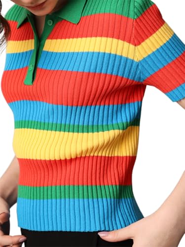 Image of ONLY Women's Striped Regular Fit T-Shirt