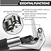 Flexzion Tube Cutter, Heavy Duty Tubing Pipe Cutter, 1/8 to 1-1/8 inch Cutting Diameter w/Reamer, Ideal for Cutting Copper, Aluminum, Brass, Steel, Plastic and More