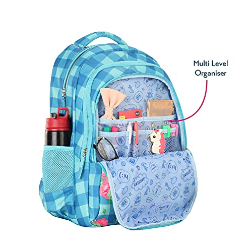Image of Genie 19 inch Laptop Backpack for Women & Girls | Spacious Office, College & Travel Bag | Water Resistant, Multi-Compartment with Padded Laptop Sleeve