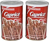 Papadopoulos Caprice Wafer Rolls 8.8oz pack of 2 (Classic)