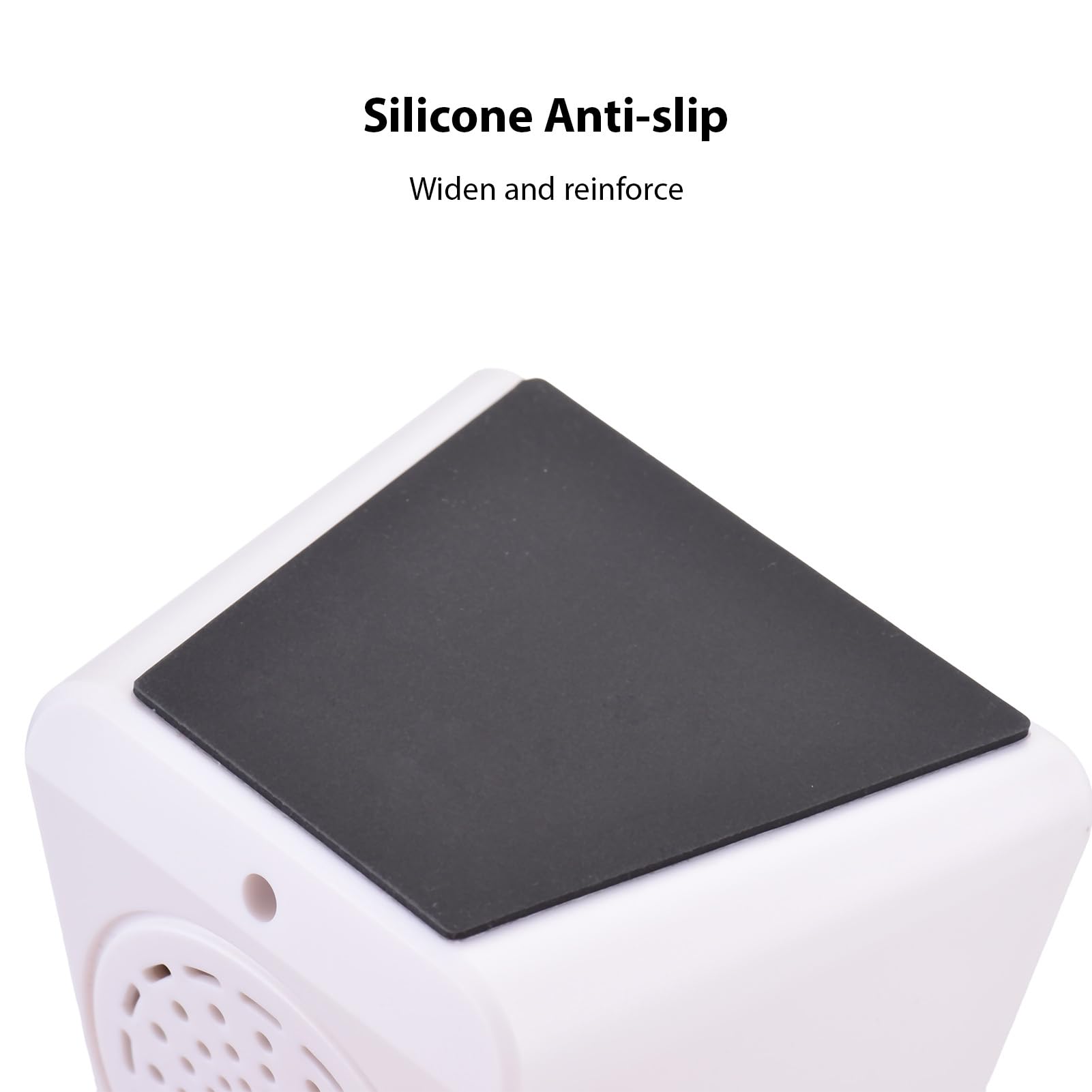 Dilwe Metrónomo Electrónico, Sintonizador de Metrónomo Digital Recargable para la Guitarra de Piano Drum Guzheng (WHITE)