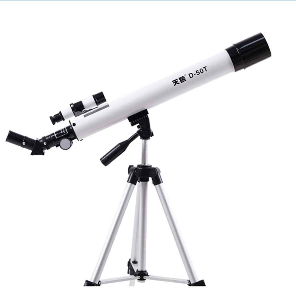 Telescopio astronomico rifrattore Spaziale con treppiede Regolabile, telescopio Spaziale monoculare per Esterni, Giocattoli educativi, telescopio riflettore per Adulti o Bambini Professionisti