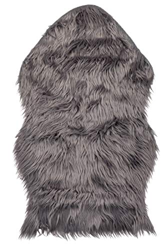 Tapis de couloir ultra doux aspect peau d'agneau isolant phonique