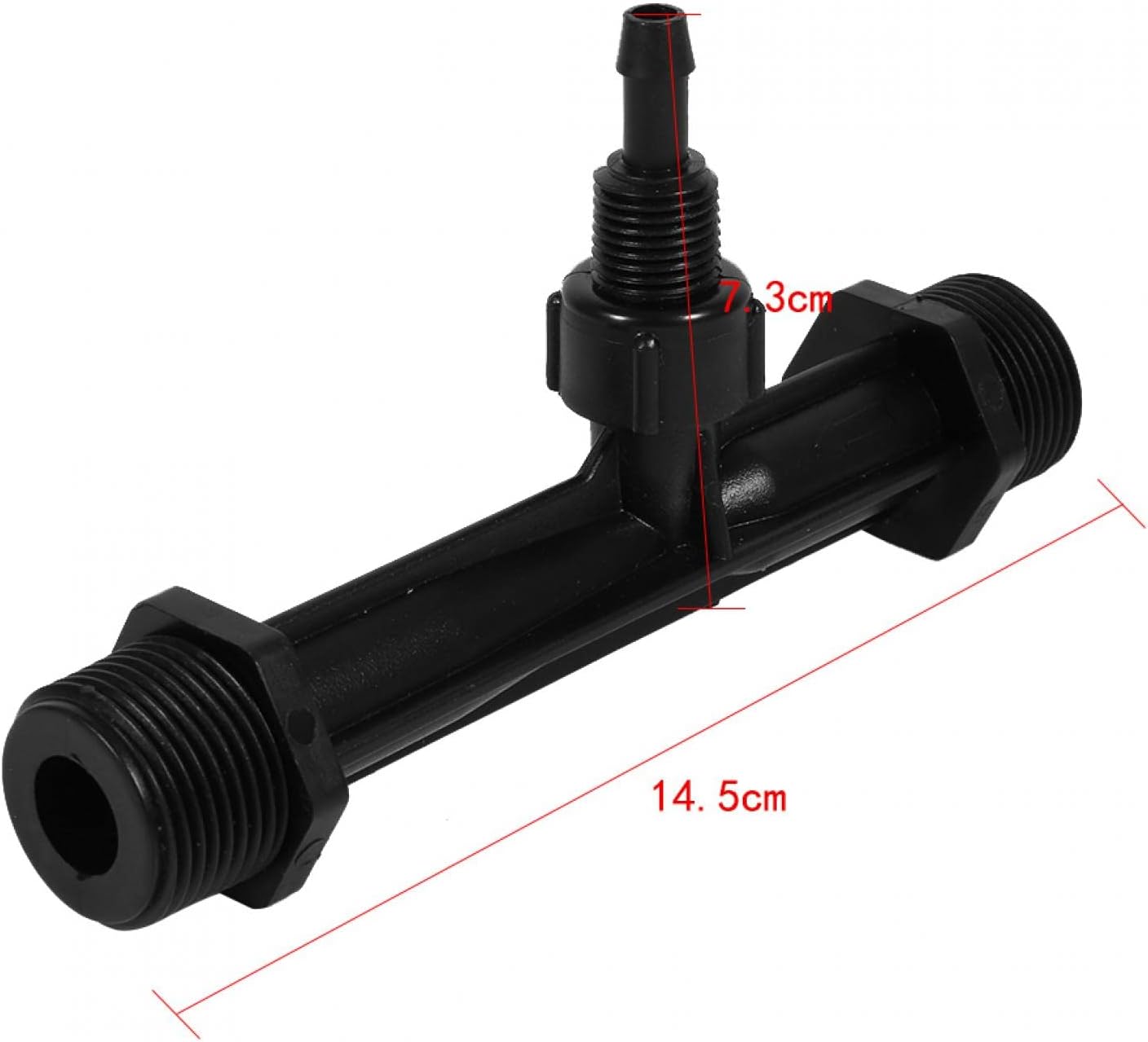 Horoper 1 Inch Garden Irrigation Tube Fertilizer Mixer Injector, Irrigation Venturi Fertilizer Injector Tube Kit Injector Agriculture Tool for Patio Lawn Garden Greenhouse