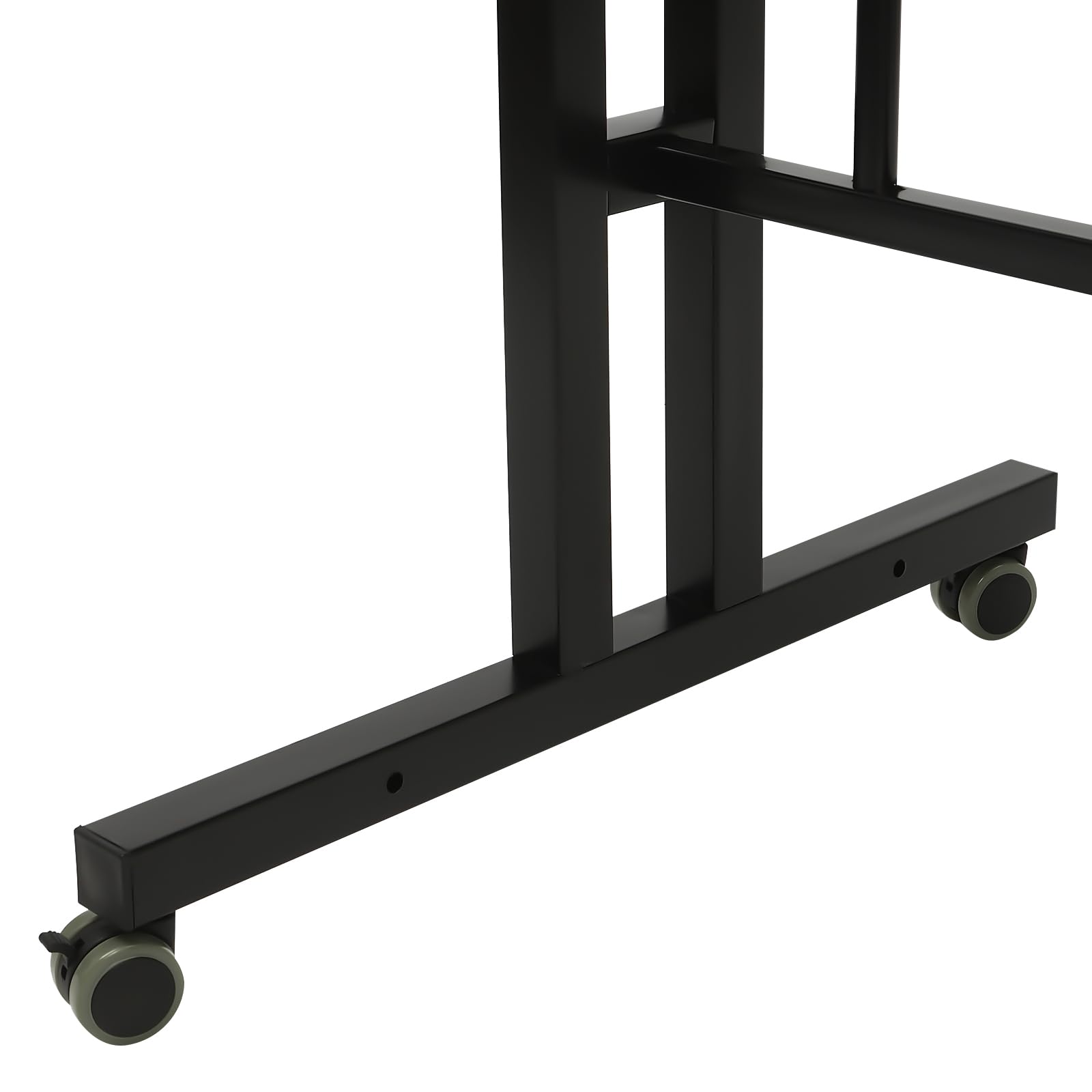 Mobile Standing Desk Height Adjustable Laptop Desk Desktop Rolling Laptop Cart Sit Stand Desk Home Office Desk with — view 9