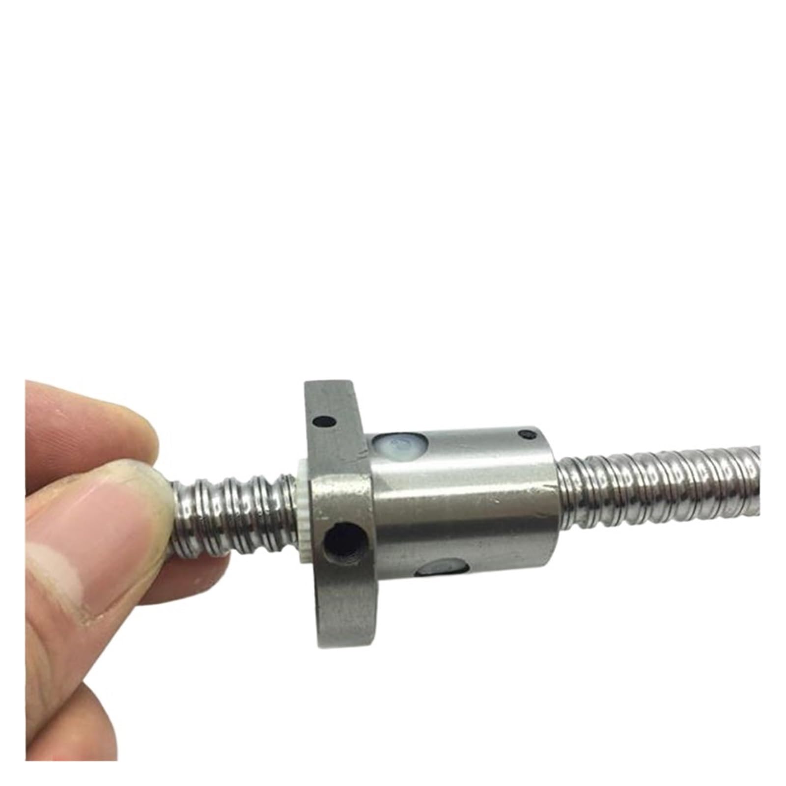 Husillo de Bolas CNC de Movimiento Lineal SFU1204 150 200 250 300 350 400 450 500 Tornillo de Bola de Rodillo en frío de 550 mm con Tuerca de Bola Simple 1204 (Size : 500mm)