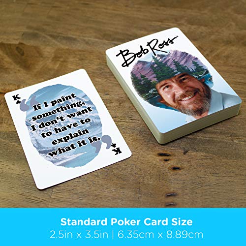 Baraja de Cartas Bob Ross Tamaño Poker miniatura 5