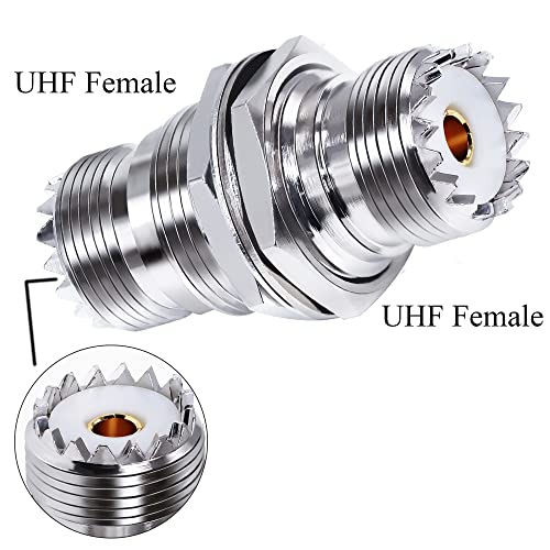 TUOLNK UHF Female a UHF Female (Tuerca) miniatura 3