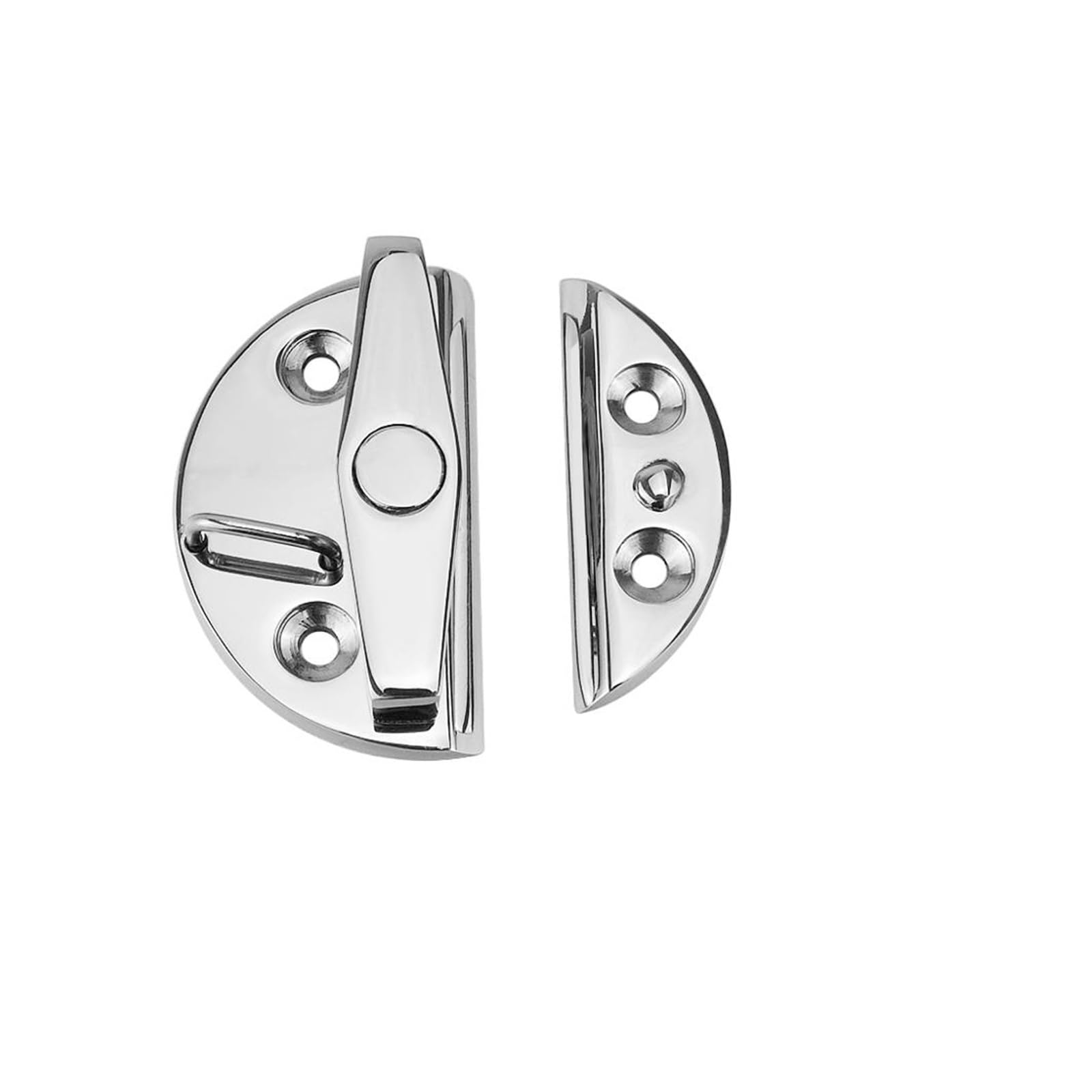 Marine Hardware Boat Accessories 316 Stainless Steel Door Cabinet Latch Round Turn Button Twist Catch Ship Yacht Hot Accessori e Ferramenta Nautica