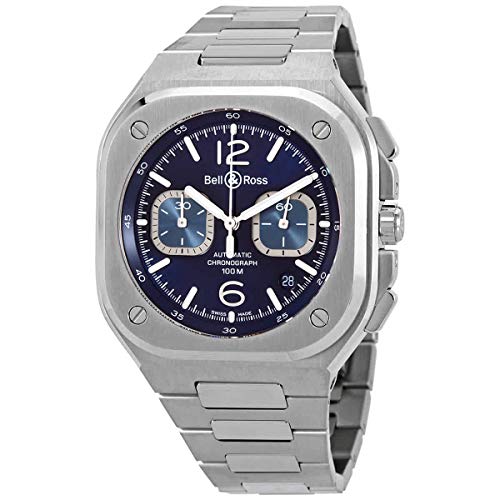 Bell & Ross BR 05 Chronograph Blue Dial Automatic Watch BR05C-BU-ST/SST