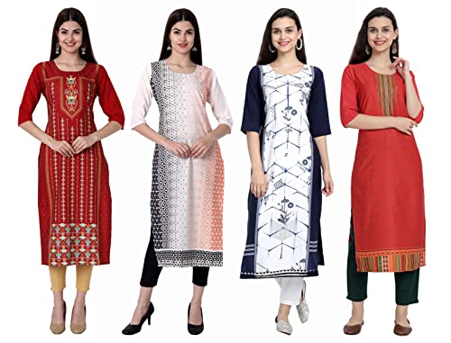 Image of Women's Crepe Straight Kurta