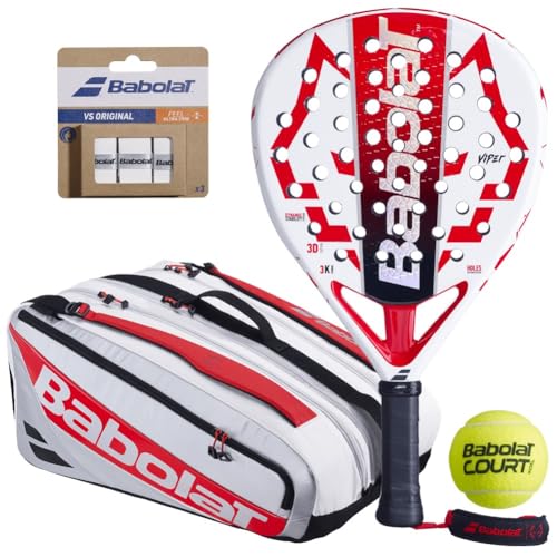 Babolat Technical Viper Juan Lebron Padel Racket – Optional Bag, Balls, Overgrips, Additional Rackets - Customize Your Kit