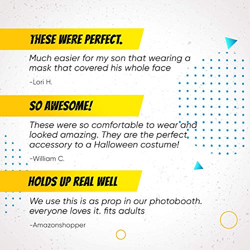 Image of Sun-Staches Batman Sunglasses | DC Comics Costume Accessory | UV 400 | One Size Fits Most