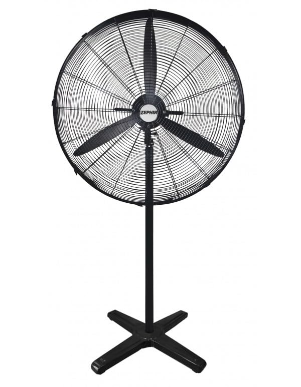 Ventilatore Industriale a Piantana da 65 cm in metallo oscillazione 3 pale 3 velocità altezza 150 cm antisurriscaldamento