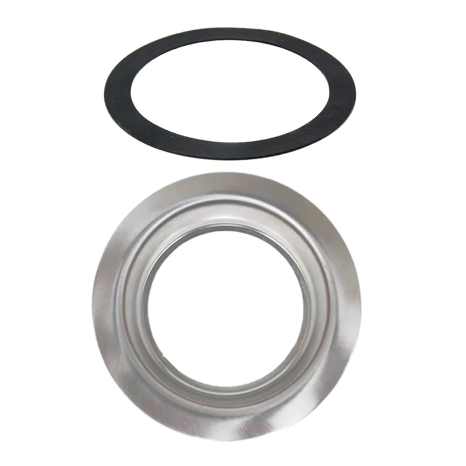 Xjdzineq Garbage Disposal Sink Flange 304Stainless Steel Resistant Kitchen Assembly Extended for Replacement