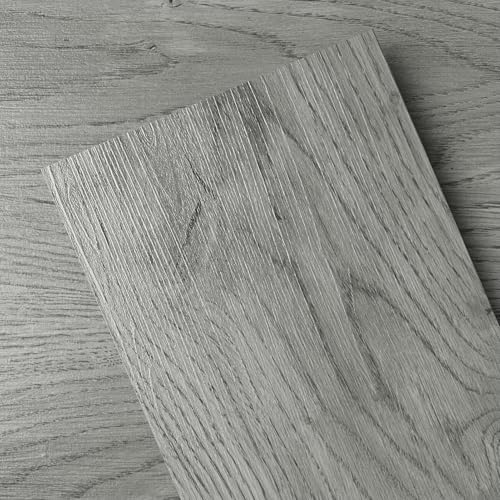 GreenFullHouse Selbstklebende Bodenfliesen Vinylbodenfliesen 2.0mm 36Planken Abziehbare und klebbare Vinylbodenfliesen Wasserdicht für Schlafzimmer Wohnzimmer Bodenplanken(5.02m²,Neu Gewaschenes Grau)., 20.99 €