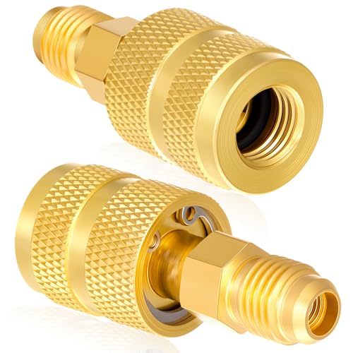 Adaptador de Latón para Refrigerante 2 Pcs 1/4" miniatura 1
