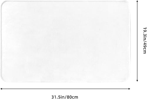 Miniatura 2 de Bath Mat,Thanksgiving Fall Farm Pumpkin Maple Leaves Orange Indoor Door Thin Mat Absorbent Bathroom Quick Dry Rug Entrance Non Slip Rubber Backing