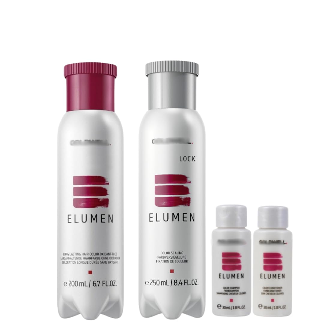 E l u m e n Haarfarbe [KB@7] 200ml + 250ml Lock Versiegelung + 30ml Color Shampoo + 30ml Color Conditioner