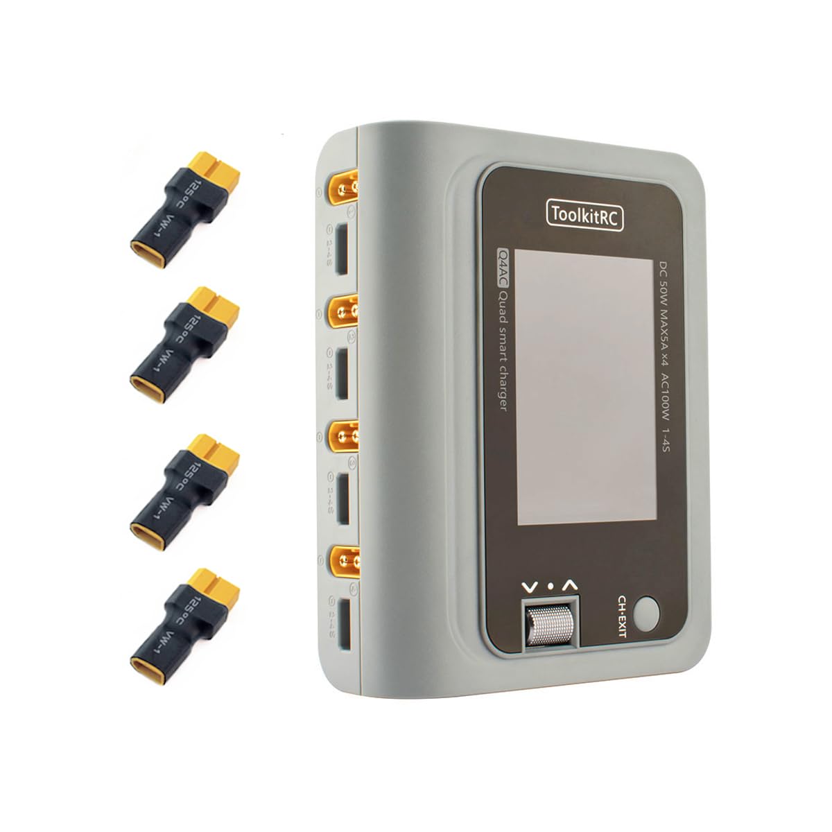 Amazon.co.jp: SoloGood ToolkitRC Q4AC RCバッテリー充電器 4x50W 4