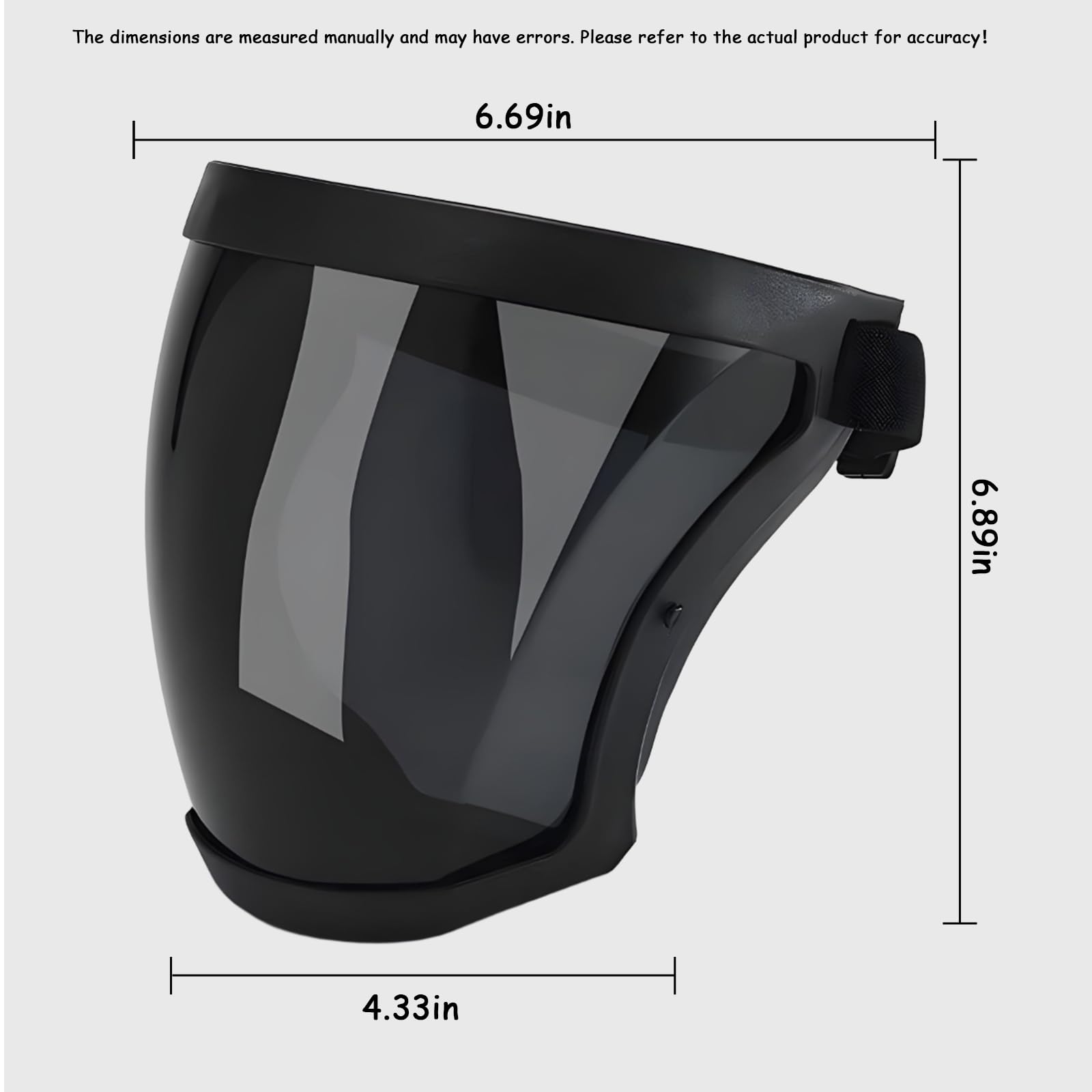 Máscara antipolvo, antiempañamiento, gafas transparentes. Unisex. Montada en la cabeza ajustable. Ideal para personas que trabajan en entornos polvorientos.