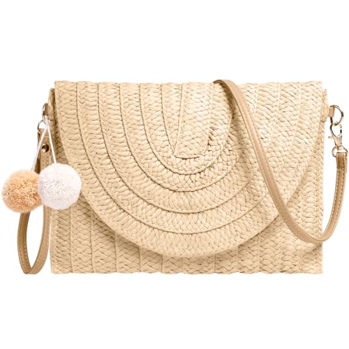 Catálogo para Comprar On-line Accesorios para Dama comprados en linea. 47 IUJWDA Bolsa de Playa para Mujer, Bandoleras tejidas para mujer, Tejidas Crossbody, Correa de Hombro Ajustable Bolsa de Mano Casual, para Playa para Viaje Picnic Vacaciones y...