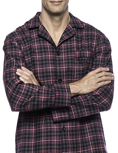 Noble Mount Mens Pajama Set - 100% Cotton Flannel Pajamas Set3