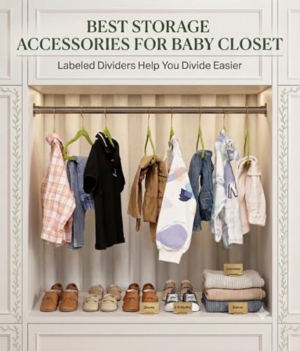Image of 6 -Pcs Green Kids Velvet Hangers Premium 14-Inch Children's for Closet, Ultra-Thin and Cute, Non-Slip Felt Design, Small for Kids' Clothes.