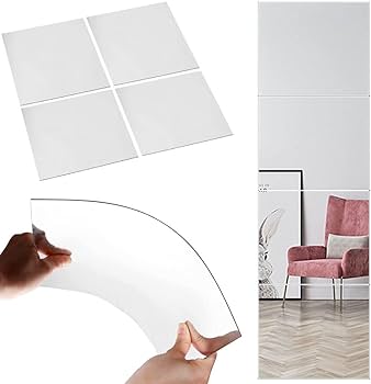 Amazon.co.jp: UPstore どこでも貼れる割れない鏡 全身鏡 シート