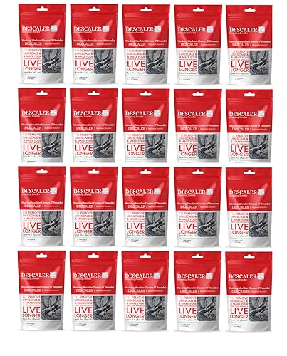 Image of Washing Machine Cleaner & Descaling Powder, Descaler for top load and front load | Washing Machine Drum Cleaner & Tub Cleaner | 100g (Pouch Of 20)