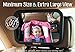 Baby Car Mirror for Back Seat | View Rear Facing Infant in Backseat | Securely Fasten With Double Strap | Pivot Joint to Easily Adjust to Desired Viewing Angle …