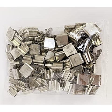 JIEDE 100 PCS Metal Wick Sustainer,Wick Holder for Wood Wick Candle Cover