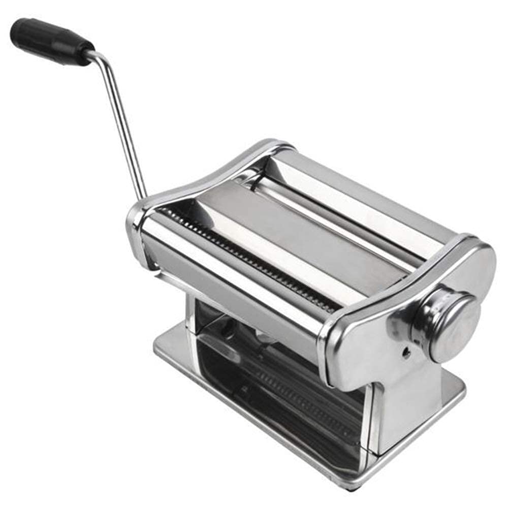 Máquina Para Hacer Fideos, Máquina Para Hacer Pasta Máquina Para Hacer Pasta Manivela Fideos Cortador De Fideos De Acero Espagueti Lasaña O Pieles De Bola De Masa Máquinas De Pasta Manuales Doméstica