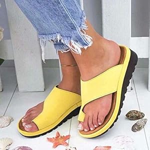 Douchesandalen Huis Zachte schuimen,Zomer flip-flop sandalen met dikke zolen voor buitenkleding-yellow_39