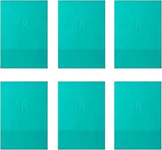 BOOLOOEN Pack of 6 Screen Printing Squeegees, Self-Adhesive Screen Stencil Printing Squeegee, Rubber Squeegee Screen Printing Tools for Applying Chalk Paste or Ink