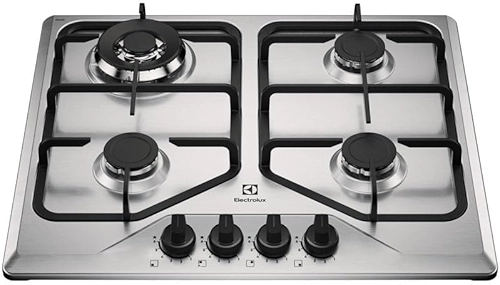 Electrolux Cooktop 4 Bocas a Gás Electrolux Inox Experience Multi Chama e Grade Ferro Fundido (KE4XC) Bivolt