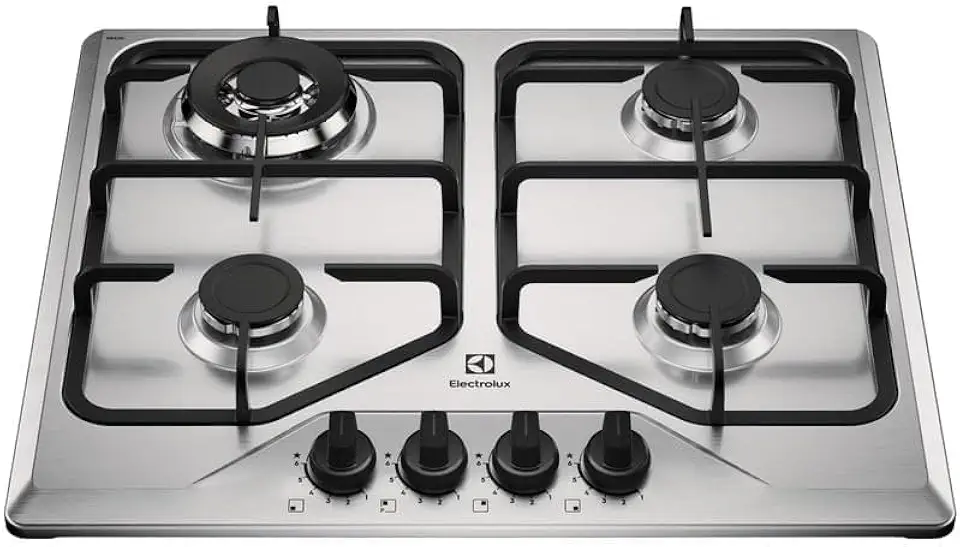 Electrolux Cooktop 4 Bocas a Gás Electrolux Inox Experience Multi Chama e Grade Ferro Fundido (KE4XC) Bivolt